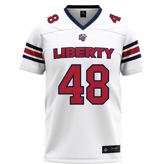Liberty - NCAA Football : Caleb Ryan - White Football Jersey-0