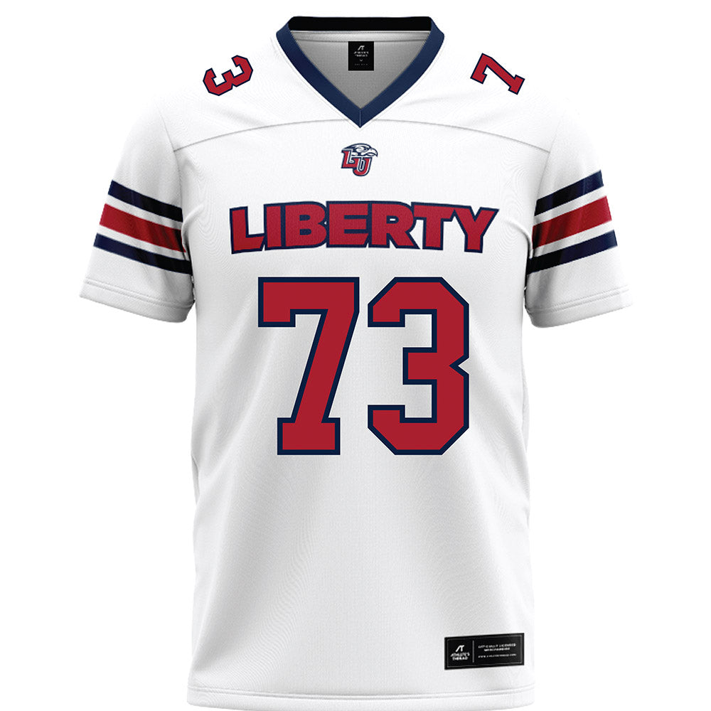 Liberty - NCAA Football : Curtis Doirilus - White Premium Football Jersey-0