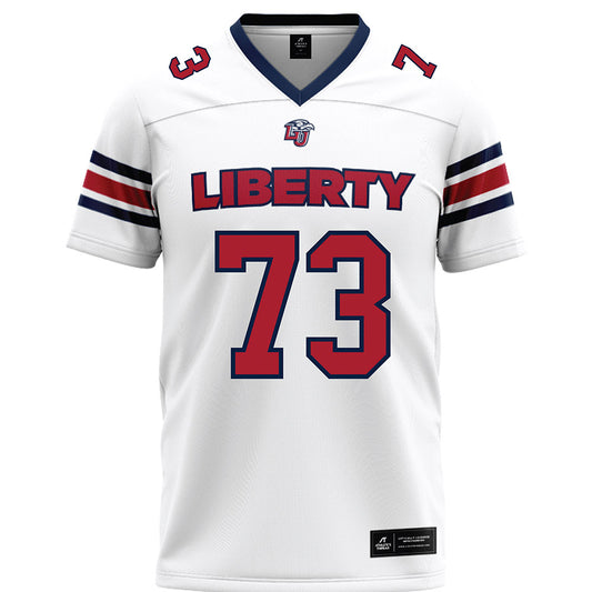 Liberty - NCAA Football : Curtis Doirilus - White Premium Football Jersey-0