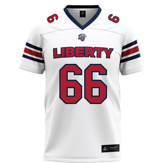 Liberty - NCAA Football : Erwil Anthony Jr - White Football Jersey-0