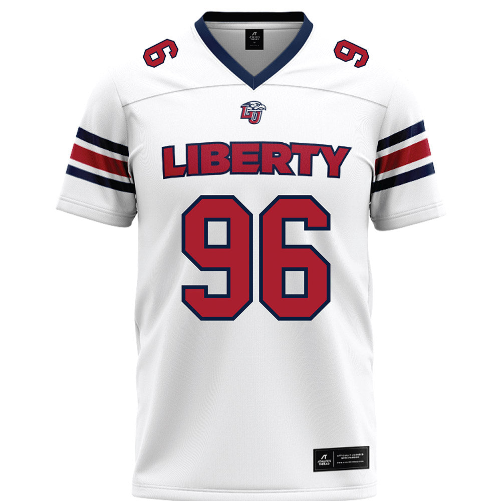 Liberty - NCAA Football : Gavin Askew - White Premium Football Jersey-0