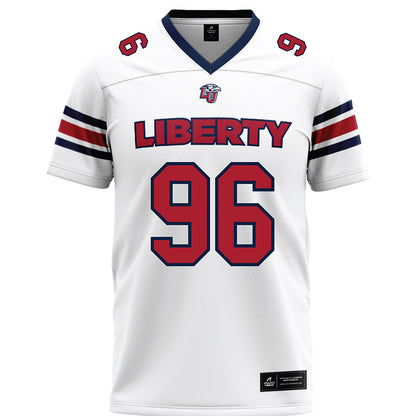 Liberty - NCAA Football : Gavin Askew - White Premium Football Jersey-0