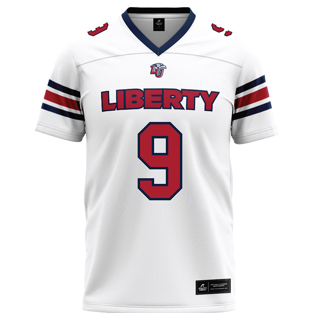 Liberty - NCAA Football : Timothy Spurlock II - White Premium Football Jersey-0