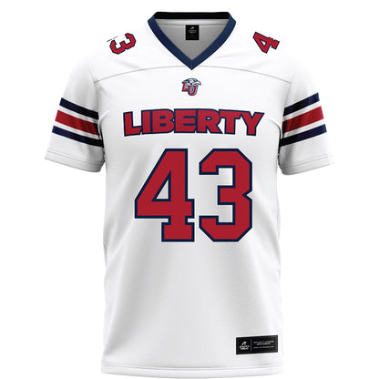 Liberty - NCAA Football : Jay Billingsley V - White Football Jersey-0