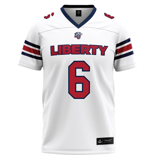 Liberty - NCAA Football : Micah Pollard - White Football Jersey-0