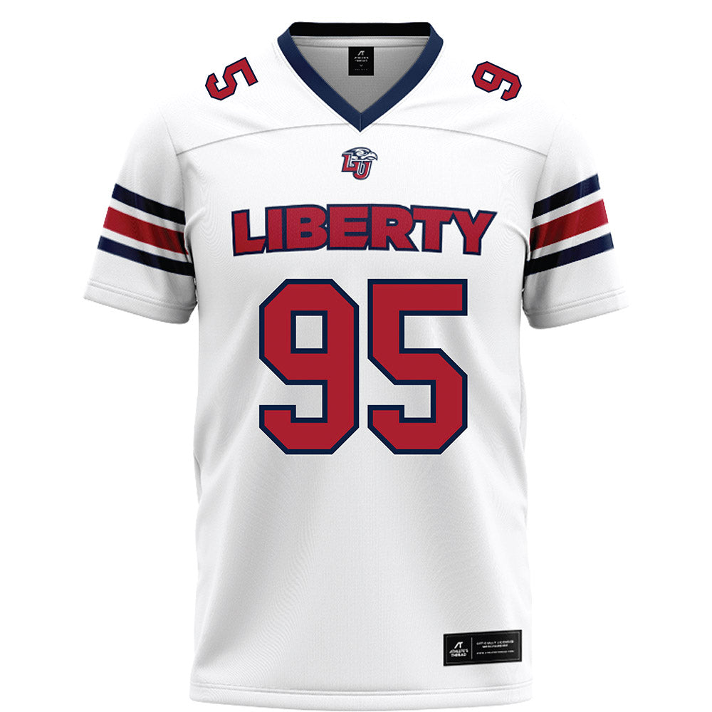 Liberty - NCAA Football : Jeffrey Hairston Jr. - White Football Jersey-0