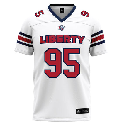 Liberty - NCAA Football : Jeffrey Hairston Jr. - White Football Jersey-0