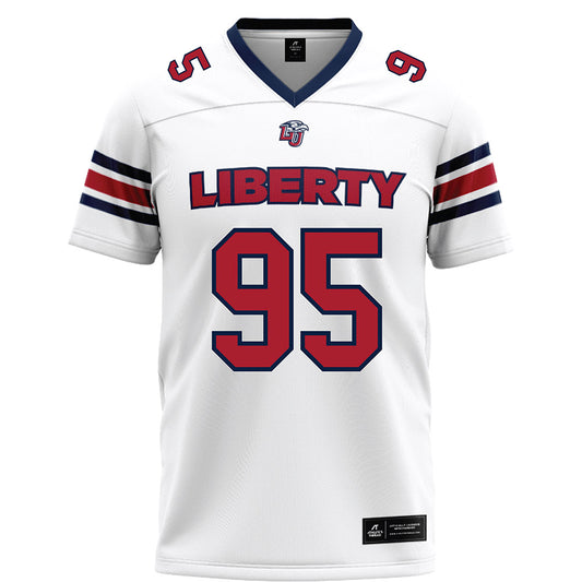 Liberty - NCAA Football : Jeffrey Hairston Jr. - White Football Jersey-0