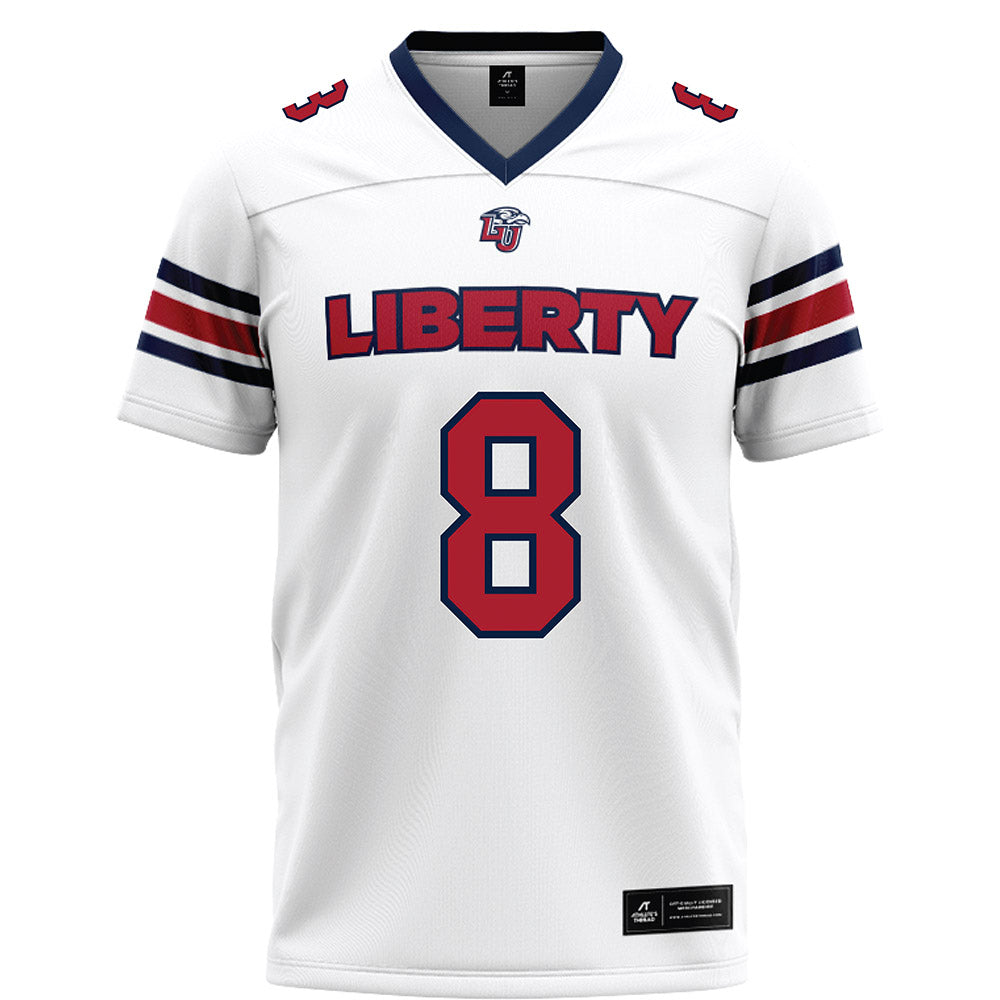 Liberty - NCAA Football : Brenton Williams - White Football Jersey-0