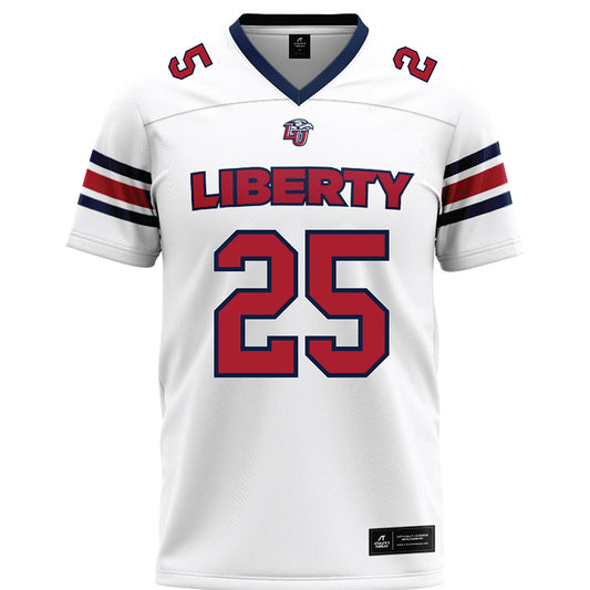 Liberty - NCAA Football : Malachi Fannin-Render - White Premium Football Jersey-0