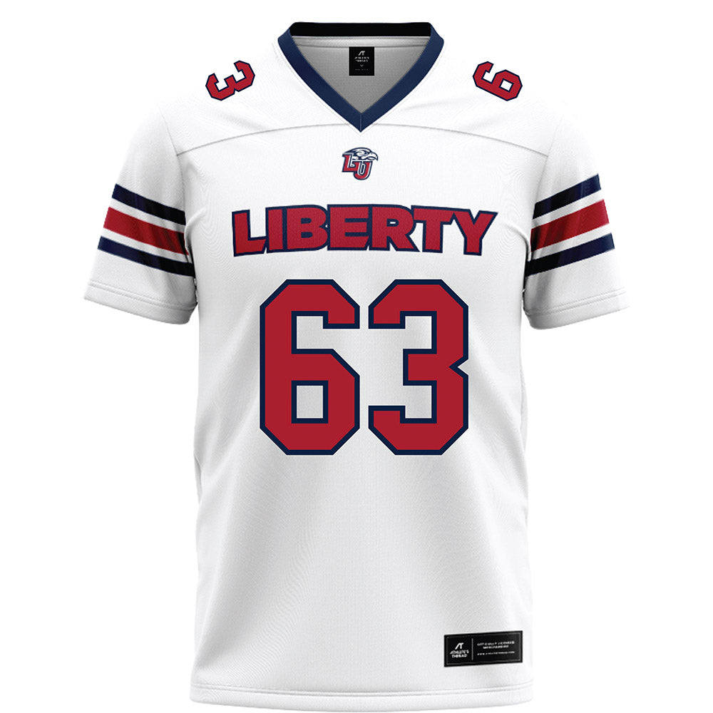 Liberty - NCAA Football : DaJyQuwan Jackson-Payne - White Football Jersey-0