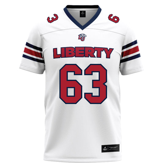 Liberty - NCAA Football : DaJyQuwan Jackson-Payne - White Football Jersey-0