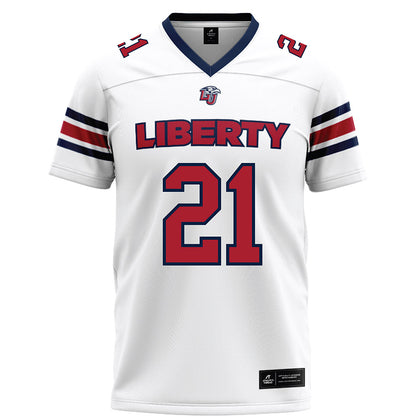 Liberty - NCAA Football : Caden Williams - White Football Jersey-0
