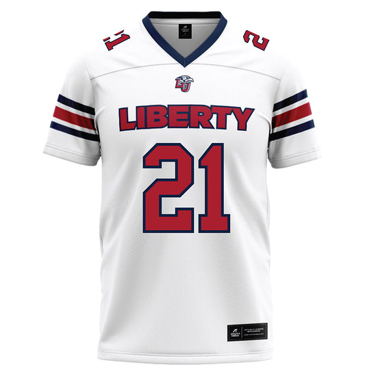 Liberty - NCAA Football : Caden Williams - White Football Jersey-0