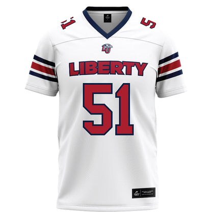 Liberty - NCAA Football : DJ Geth - White Football Jersey-0