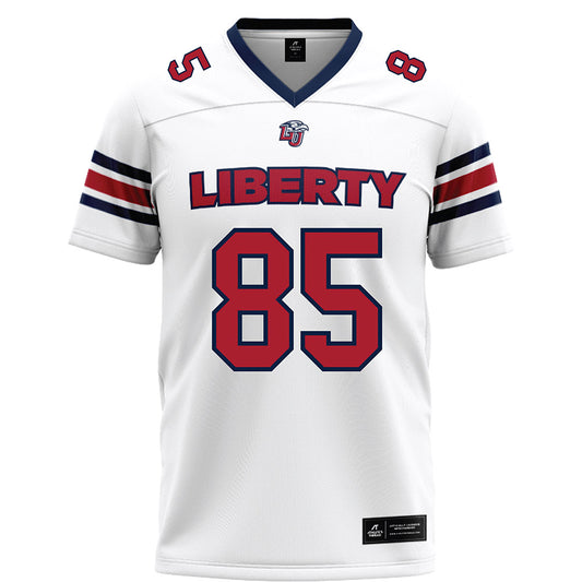 Liberty - NCAA Football : Connie Hewitt II - White Football Jersey-0