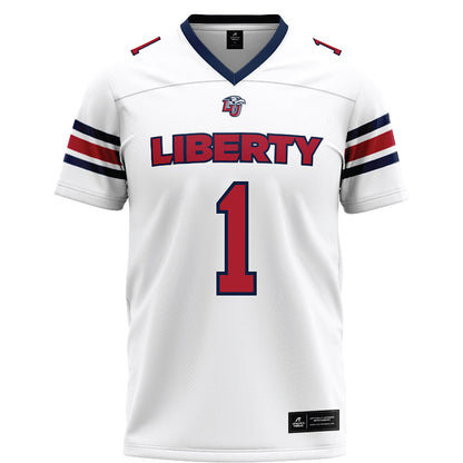 Liberty - NCAA Football : CJ Bazile Jr - White Football Jersey-0