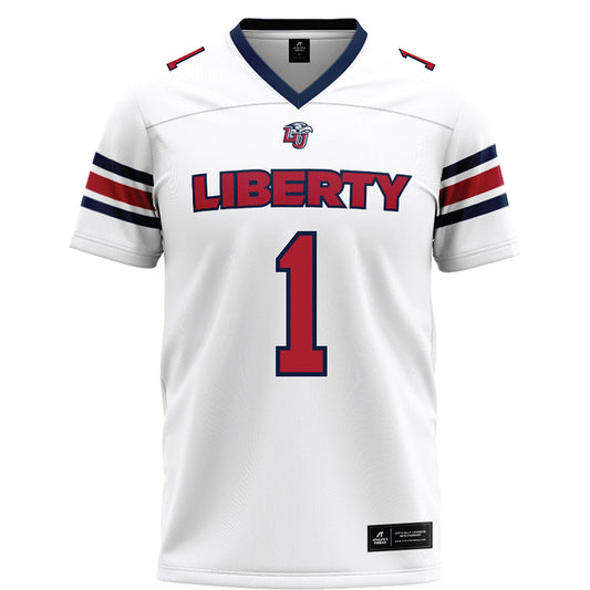 Liberty - NCAA Football : CJ Bazile Jr - White Football Jersey-0