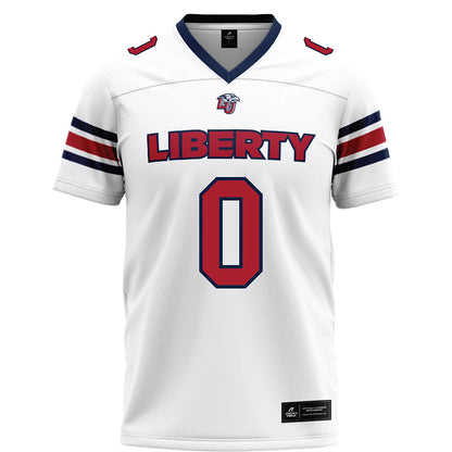 Liberty - NCAA Football : Jalon Rock - White Football Jersey-0