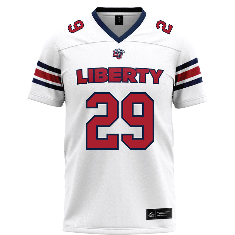 Liberty - NCAA Football : Akhori Jones - White Football Jersey-0