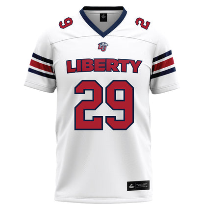 Liberty - NCAA Football : Akhori Jones - White Football Jersey-0