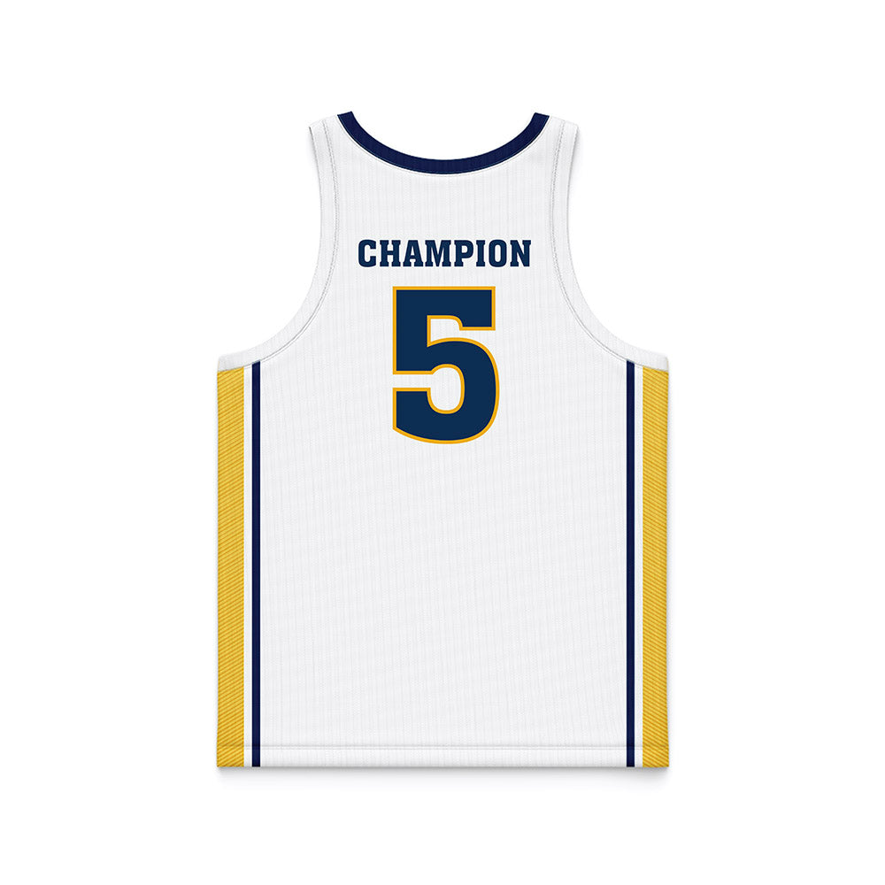 UTC - NCAA Men's Basketball : Frank Champion - White Basketball Jersey-1