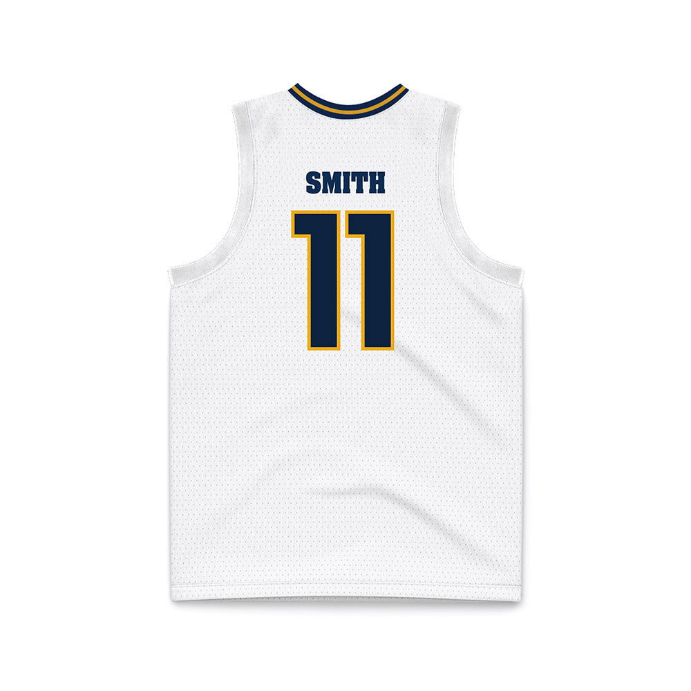 UTC - NCAA Men's Basketball : Billy Smith - White Basketball Jersey-1