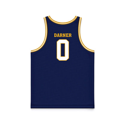 UTC - NCAA Men's Basketball : Tate Darner - Navy Basketball Jersey-1