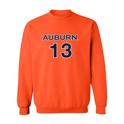 Auburn - NCAA Women's Soccer : Asha Means - Replica Shersey Crewneck Sweatshirt-0