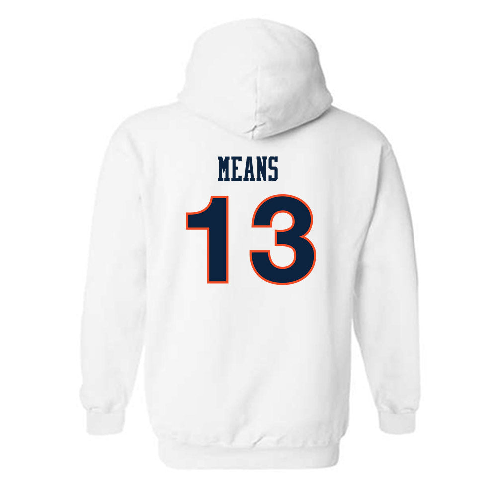 Auburn - NCAA Women's Soccer : Asha Means - Replica Shersey Hooded Sweatshirt-1