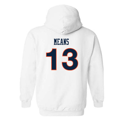 Auburn - NCAA Women's Soccer : Asha Means - Replica Shersey Hooded Sweatshirt-1