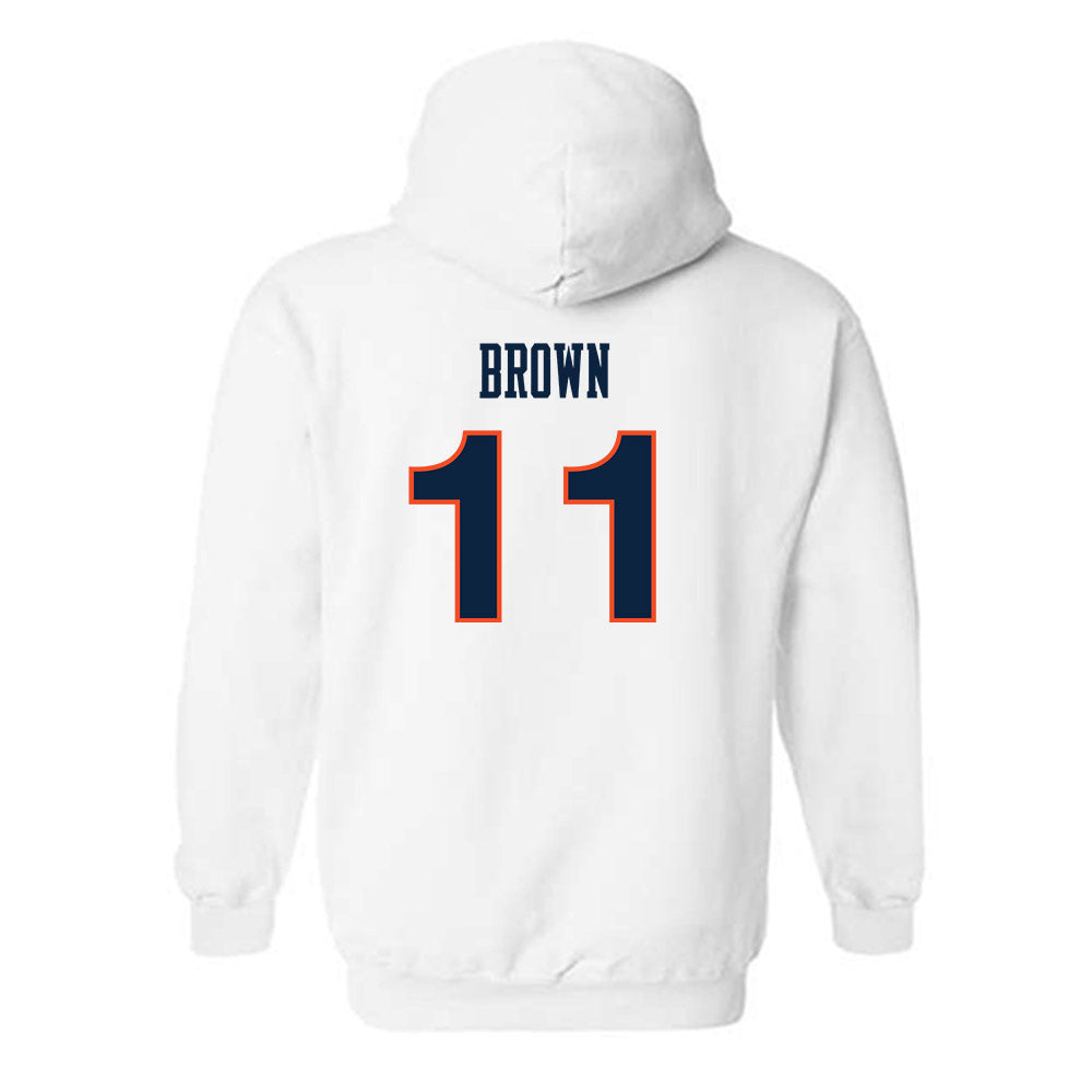 Auburn - NCAA Women's Soccer : Margey Brown - Replica Shersey Hooded Sweatshirt-1