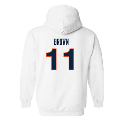 Auburn - NCAA Women's Soccer : Margey Brown - Replica Shersey Hooded Sweatshirt-1