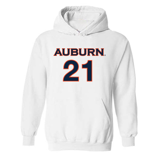 Auburn - NCAA Women's Soccer : Manuela Baptista Filipe - Replica Shersey Hooded Sweatshirt-0