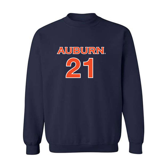 Auburn - NCAA Women's Soccer : Manuela Baptista Filipe - Replica Shersey Crewneck Sweatshirt-0