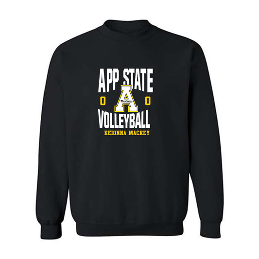 App State - NCAA Women's Volleyball : Keionna mackey - Fashion Shersey Crewneck Sweatshirt-0