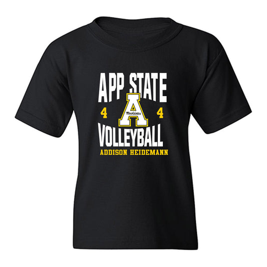 App State - NCAA Women's Volleyball : Addison Heidemann - Fashion Shersey Youth T-Shirt-0