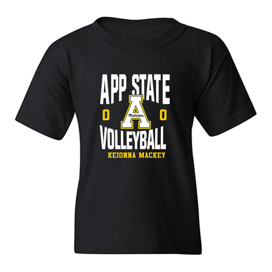 App State - NCAA Women's Volleyball : Keionna mackey - Fashion Shersey Youth T-Shirt-0