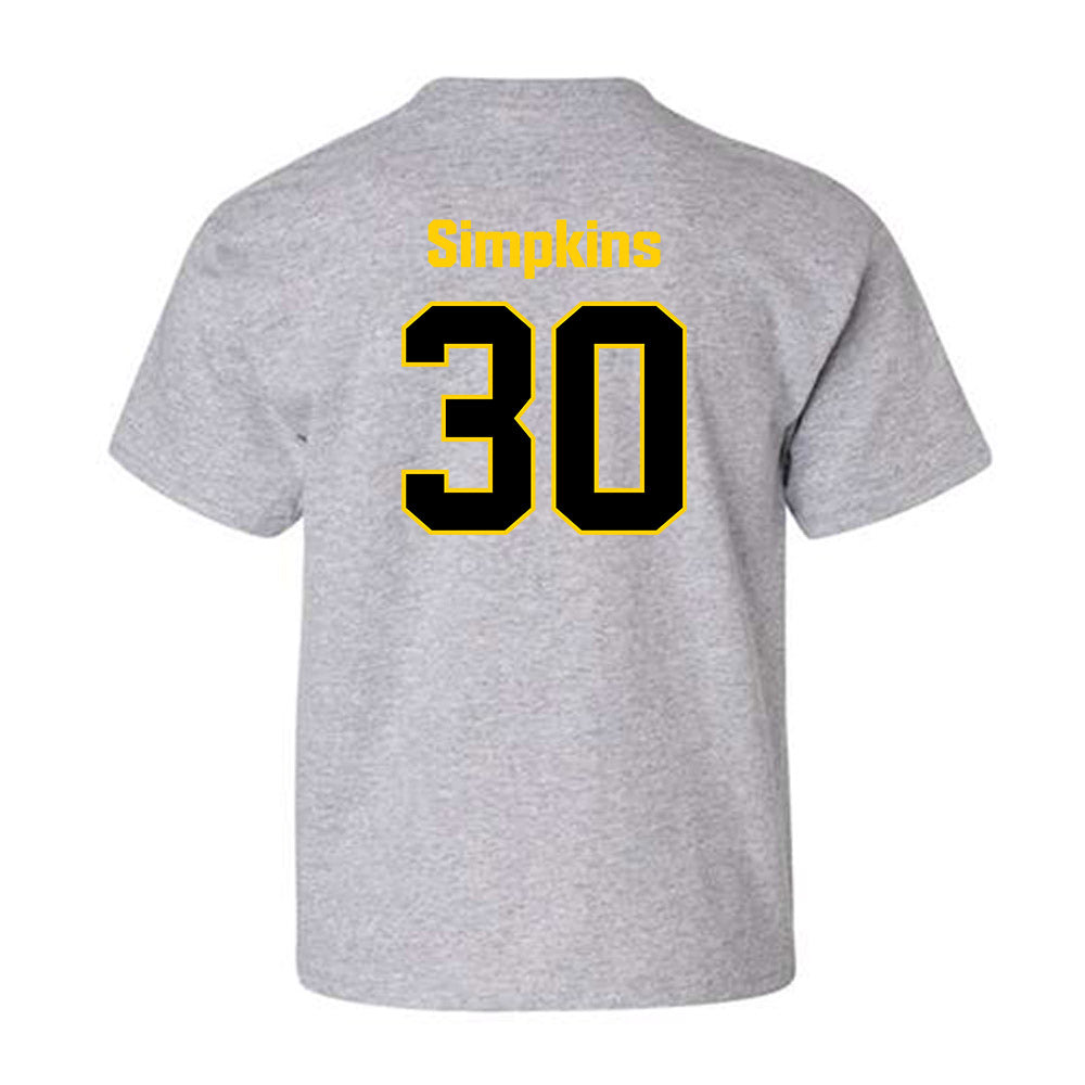 App State - NCAA Football : Gabriel Simpkins - Classic Shersey Youth T-Shirt-1