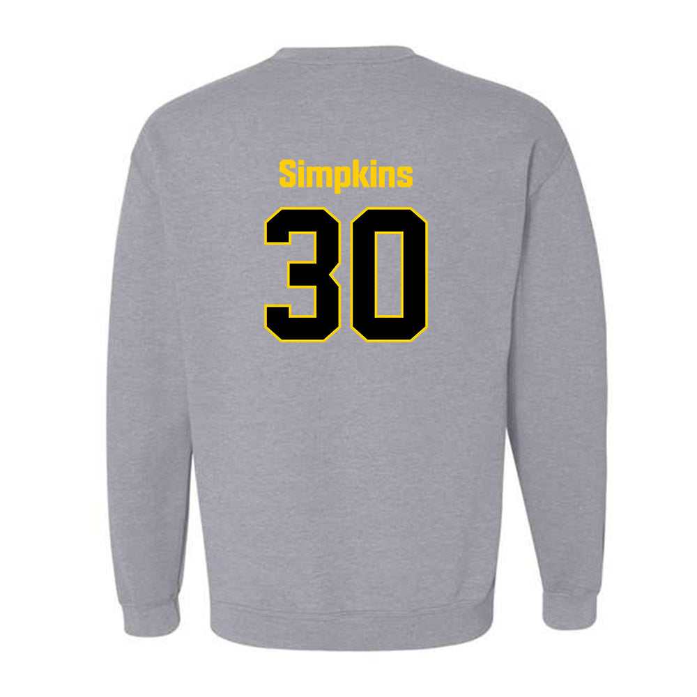 App State - NCAA Football : Gabriel Simpkins - Classic Shersey Crewneck Sweatshirt-1