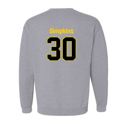 App State - NCAA Football : Gabriel Simpkins - Classic Shersey Crewneck Sweatshirt-1