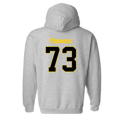 App State - NCAA Football : Will Flowers - Classic Shersey Hooded Sweatshirt-1