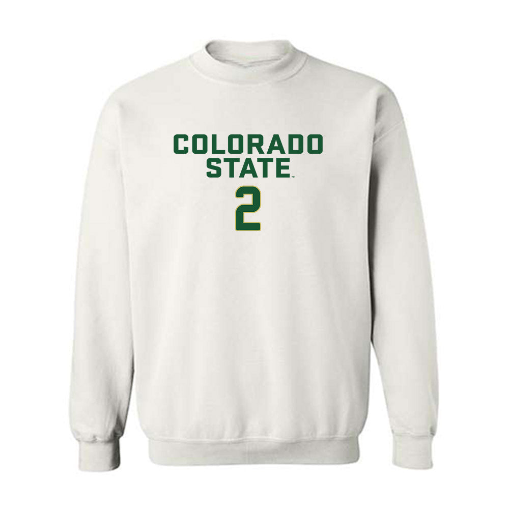 Colorado State - NCAA Women's Volleyball : Sydney Black - Crewneck Sweatshirt-0