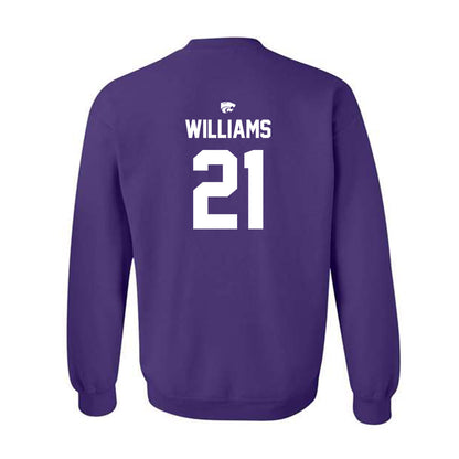 Kansas State - NCAA Women's Volleyball : Jordyn Williams - Replica Shersey Crewneck Sweatshirt-1