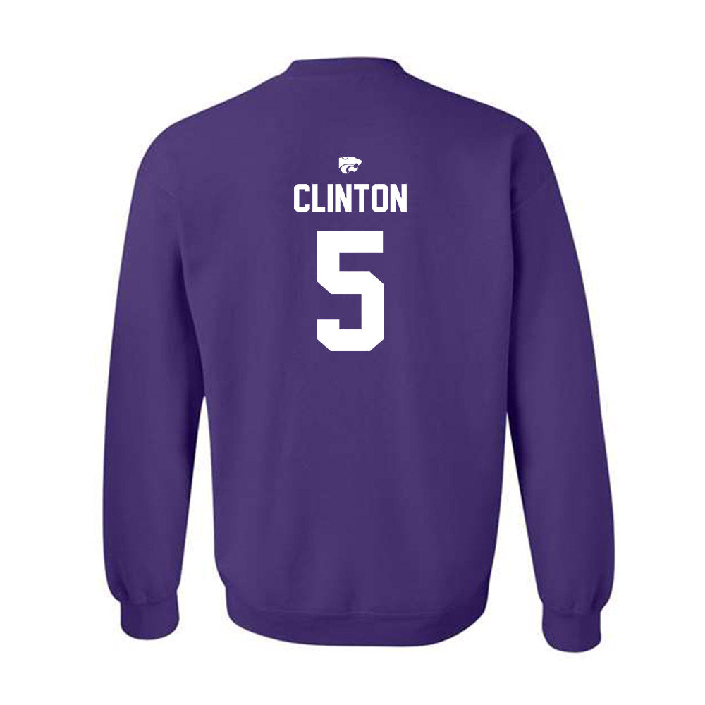 Kansas State - NCAA Women's Volleyball : Aniya Clinton - Replica Shersey Crewneck Sweatshirt