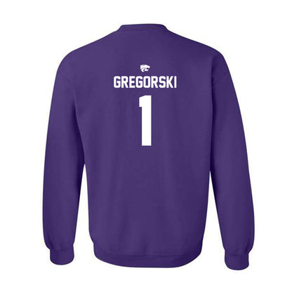 Kansas State - NCAA Women's Volleyball : Elizabeth Gregorski - Replica Shersey Crewneck Sweatshirt