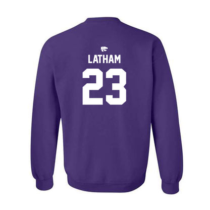 Kansas State - NCAA Women's Volleyball : Lauren Latham - Replica Shersey Crewneck Sweatshirt-1