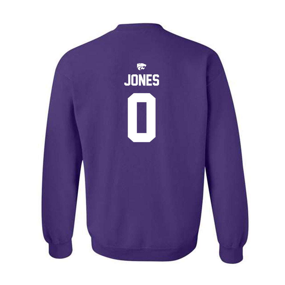 Kansas State - NCAA Women's Volleyball : Makinsey jones - Replica Shersey Crewneck Sweatshirt-1