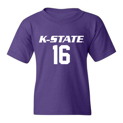 Kansas State - NCAA Women's Volleyball : Ella Larkin - Replica Shersey Youth T-Shirt