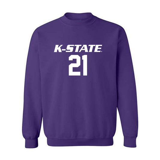 Kansas State - NCAA Women's Volleyball : Jordyn Williams - Replica Shersey Crewneck Sweatshirt-0